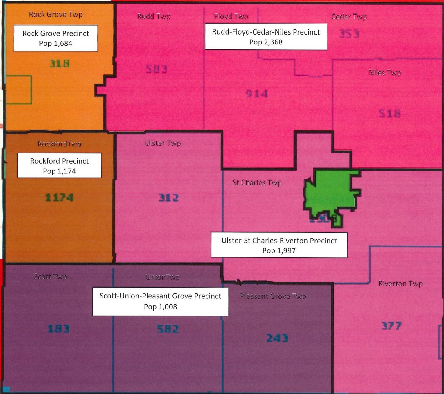 Proposed Floyd County voting precincts
